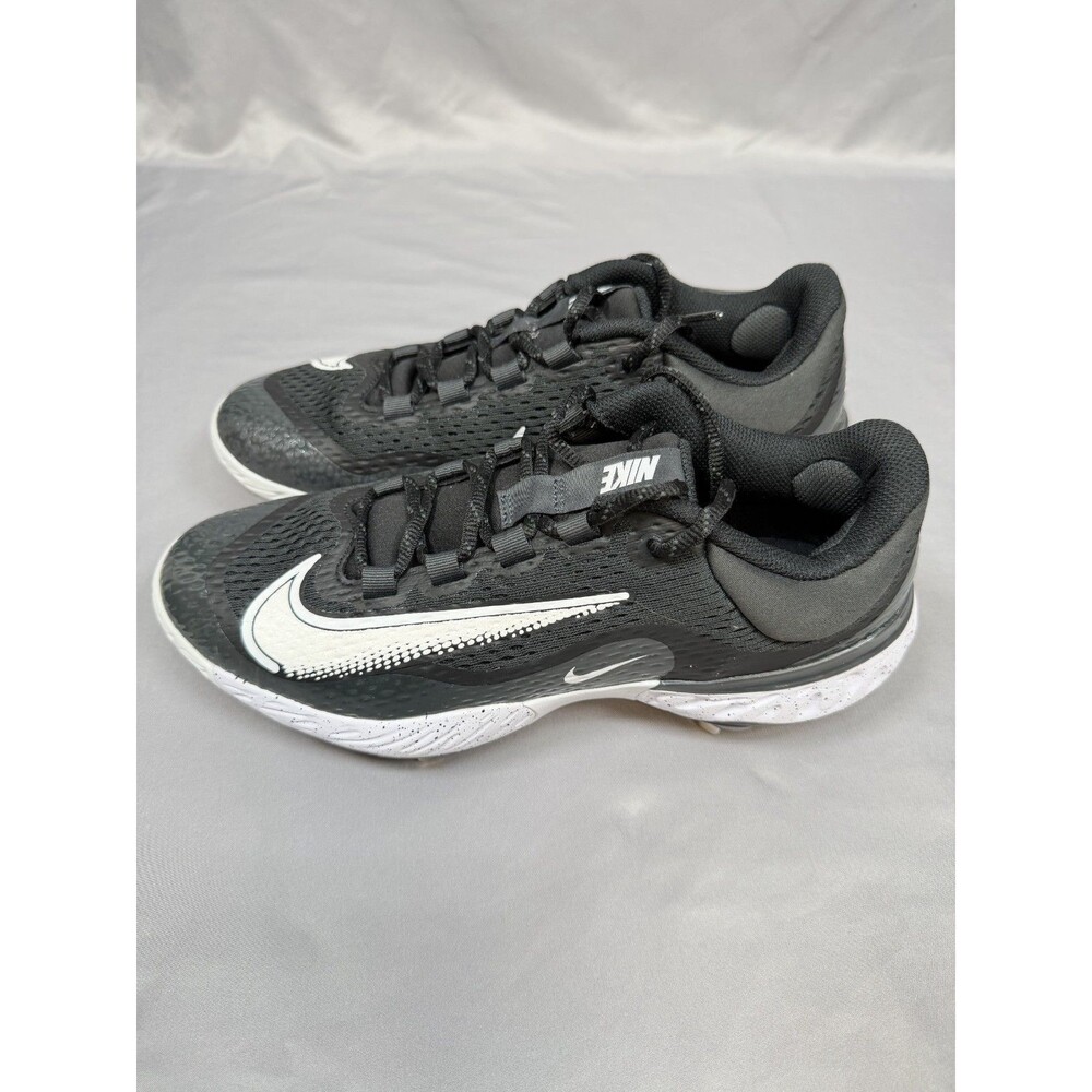 Nike Alpha Huarache Elite 4 Low Baseball Cleats Black Men's Size 8.5  DJ6521-003